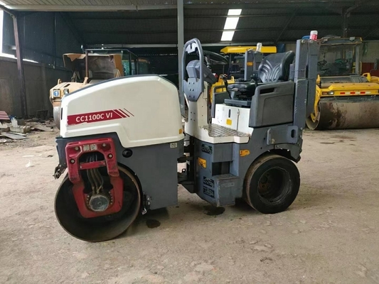 Dynapac CC1100C Roller rodoviário de 3 toneladas com tambor de sinal de potência potente em construção pesada
