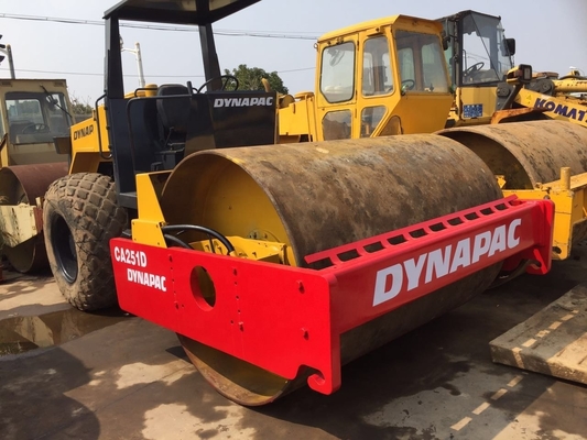 Equipamento de máquinas pesadas de construção usado Dynapac CA251D Roller de estrada