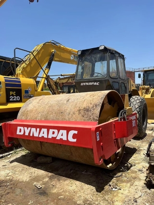 15 toneladas Dynapac CA301 Roller de estrada usado com pintura original e motor HINO do Japão