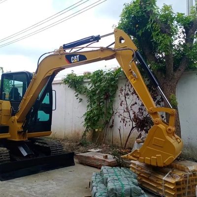 Excavadora de pintura original CAT305.5E com motor EPA do Japão e capacidade de balde de 0,35m3
