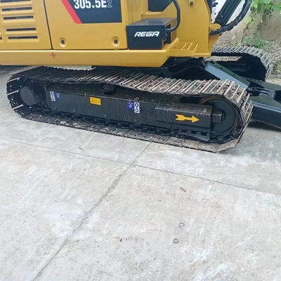 Excavadora de pintura original CAT305.5E com motor EPA do Japão e capacidade de balde de 0,35m3