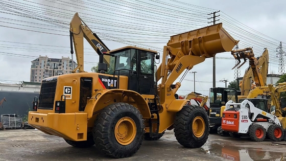 CAT 966H Carregador usado com cilindro hidráulico Liyuan em bom estado