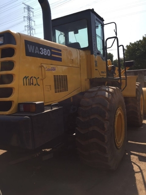 Excelente estado Komatsu WA380 carregador de rodas usadas com cilindro hidráulico Liyuan