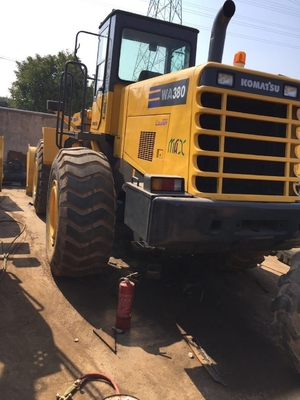 Excelente estado Komatsu WA380 carregador de rodas usadas com cilindro hidráulico Liyuan