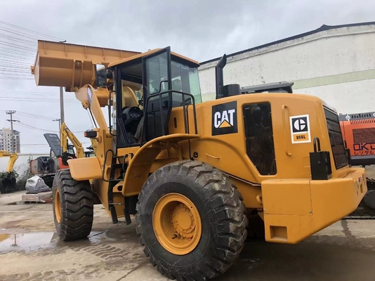 Bom estado CAT 966L carregador de rodas usado com motor japonês e bomba hidráulica Liyuan
