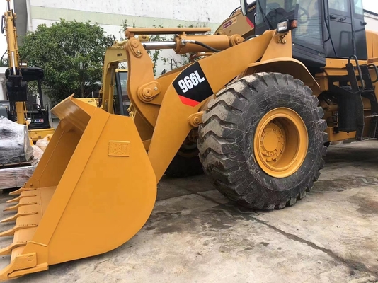 Bom estado CAT 966L carregador de rodas usado com motor japonês e bomba hidráulica Liyuan
