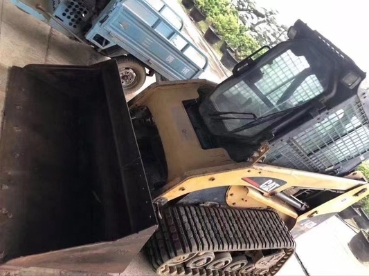 Carregador usado Japão CAT 247B com cilindro hidráulico Liyuan e 3000 kg de peso da máquina