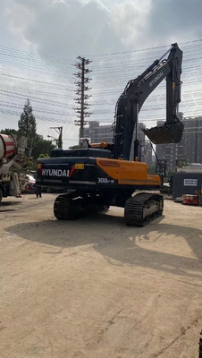 Hyundai 300lc-9s Digger de segunda mão com cilindro hidráulico Liyuan em boas condições