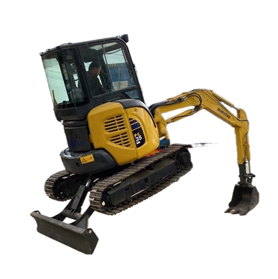 Excavadora Komatsu PC35 3T em bom estado Excavadora de rastreamento EPA Motor Shanghai