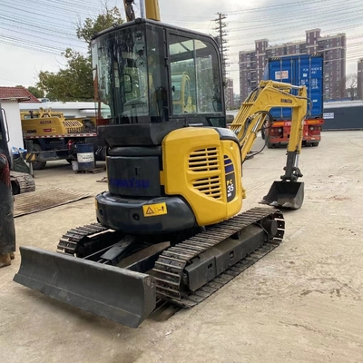 Excavadora Komatsu PC35 3T em bom estado Excavadora de rastreamento EPA Motor Shanghai