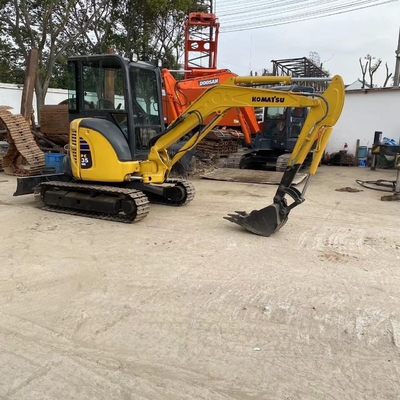 Excavadora Komatsu PC35 3T em bom estado Excavadora de rastreamento EPA Motor Shanghai