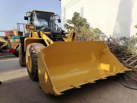 Carregador usado Komatsu WA380 de 20 toneladas com sistema totalmente hidráulico