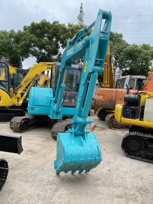 Excavadora mini Kobelco SK60 usada com bomba hidráulica Liyuan Horas de trabalho baixas 0-2000