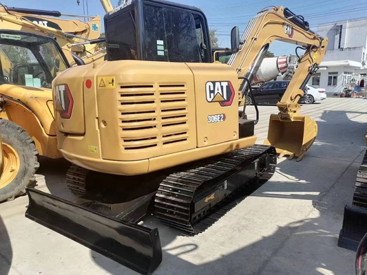 CAT 306E2 Mini-excavadora usada com 0-2000 horas de trabalho e frete gratuito incluído