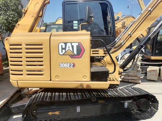 CAT 306E2 Mini-excavadora usada com 0-2000 horas de trabalho e frete gratuito incluído