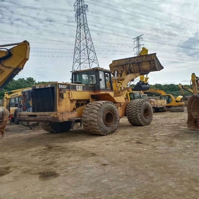 Carregador de segunda mão Caterpillar 966f para loja de alimentos Carregador de rodas Cat 966f usado