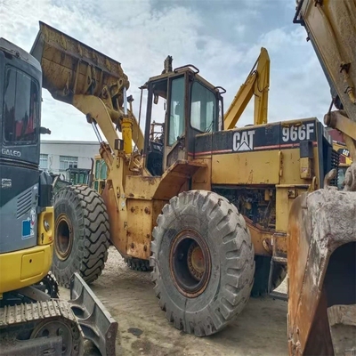 Carregador de segunda mão Caterpillar 966f para loja de alimentos Carregador de rodas Cat 966f usado