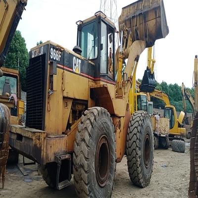 Carregador de segunda mão Caterpillar 966f para loja de alimentos Carregador de rodas Cat 966f usado