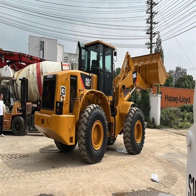 Tractor de carregador dianteiro original japonês Cat 966L Carregador de rodas usado com e 165kw