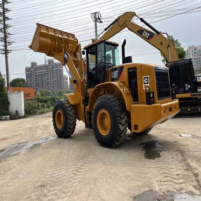Tractor de carregador dianteiro original japonês Cat 966L Carregador de rodas usado com e 165kw