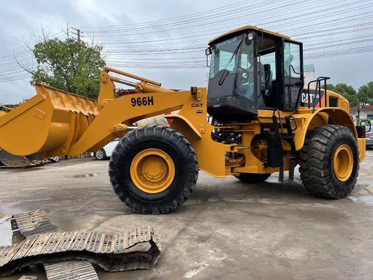 Japão Máquina de trator original Carregador de rodas usados CAT 966H com válvula hidráulica Liyuan