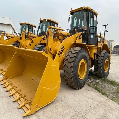 Motor Cat original usado no Japão Carregadores de rodas dianteiras Cat 966H para suas necessidades de construção