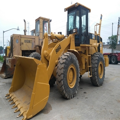Carregador de rodas dianteiras CAT 966G usado altamente versátil para máquinas de construção