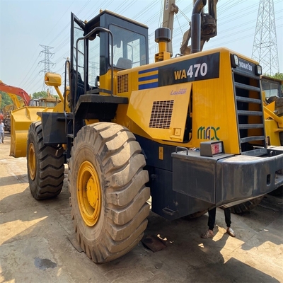 194kw carregador de rodas de segunda mão de 7 toneladas de grande carga válvula hidráulica Outro Komatsu WA 470