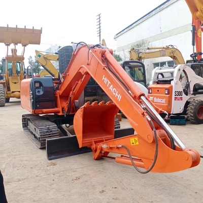 Excavadora usada Hitachi ZX70 do Japão com motor HINO e cilindro hidráulico Liyuan