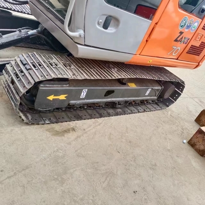 Excavadora usada Hitachi ZX70 do Japão com motor HINO e cilindro hidráulico Liyuan