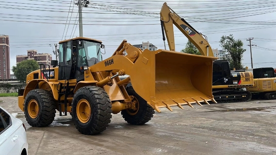 Horário de trabalho reduzido CAT Caterpillar 966H Carregador original do Japão CAT966H em boas condições