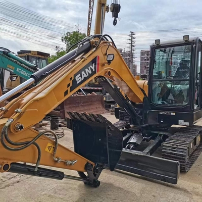 Escavação original SANY 55C com motor EPA e capacidade de balde de 0,35m3