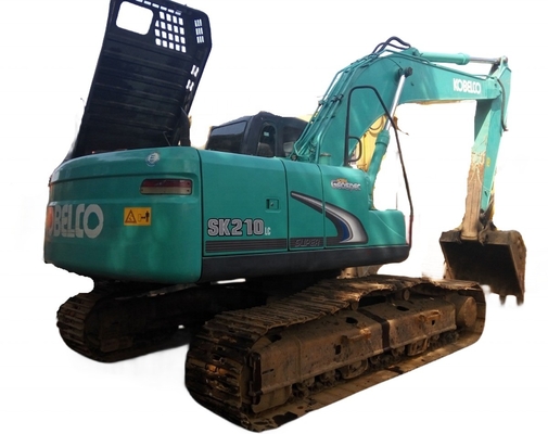 Excavadora usada Kobelco SK210LC Japão Trator original com baixo consumo de combustível