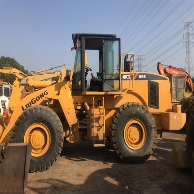 Liugong série 856 máquinas de construção usadas carregador frontal em horas de trabalho baixas