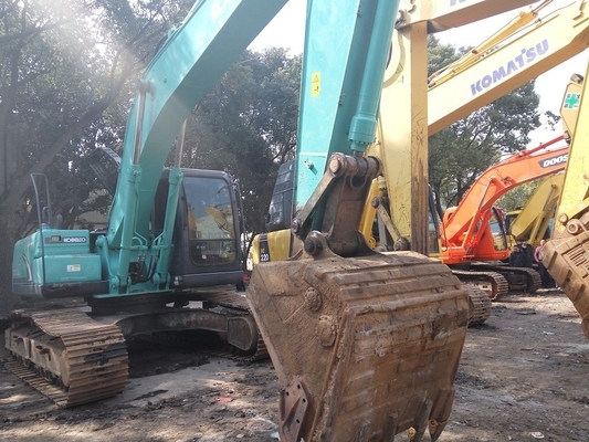 Excavadora usada Kobelco SK210LC Japão Trator original com baixo consumo de combustível
