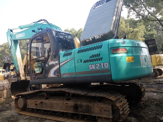 Excavadora usada Kobelco SK210LC Japão Trator original com baixo consumo de combustível