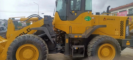 Carregadeira SDLG 936L de segunda mão de rodas em bom estado e com poucas horas de trabalho