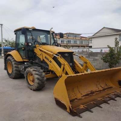 Horário de trabalho reduzido Carregador de retroescavadeira Excavadora de carga frontal usada SDLG B877F Equipamento original