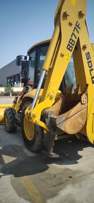 Horário de trabalho reduzido Carregador de retroescavadeira Excavadora de carga frontal usada SDLG B877F Equipamento original