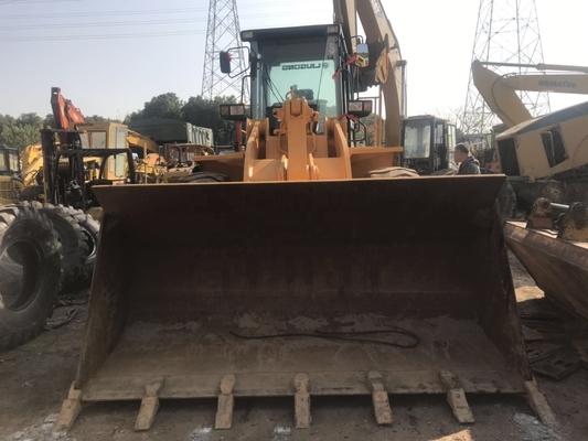 Japão Cor Original Pouco tempo de trabalho Usado Liugong CLG856 carregador de patins em boas condições