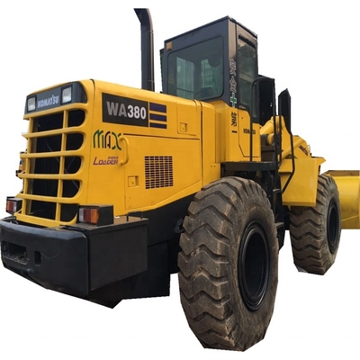 5TON Carregador de rodas Komatsu WA380 usado em bom estado e bomba hidráulica
