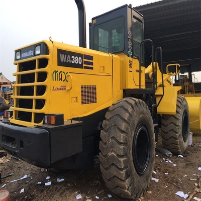 5TON Carregador de rodas Komatsu WA380 usado em bom estado e bomba hidráulica