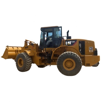 Rodas de tipo móvel Japão Carregador de rodas Caterpillar 966H usado e bomba hidráulica Denison