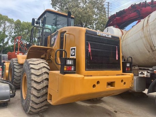 Rodas de tipo móvel Japão Carregador de rodas Caterpillar 966H usado e bomba hidráulica Denison