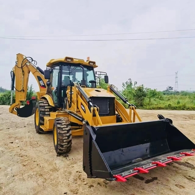 Horas baixas CAT 420F Backhoe Loader com excelente condição em lojas de materiais de construção