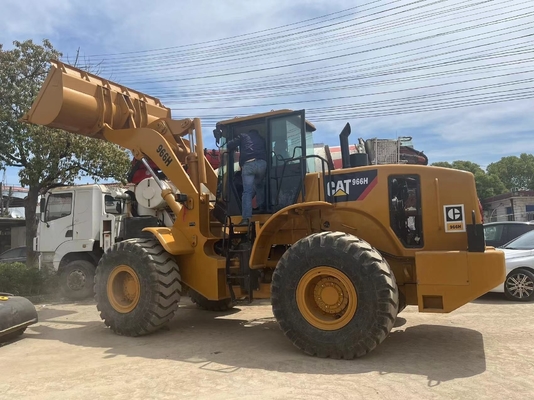 Carregadores de rodas usados CAT966H com peso da máquina de 6000 kg Outra bomba hidráulica incluída
