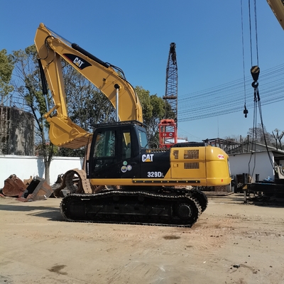 Pintura original Japão CAT329DL Excavadora hidráulica 5 toneladas Peso operacional Motor Cummins