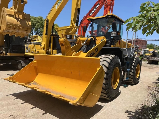Tipo de roda móvel Japão Máquina original Lovol Carregador de rodas usado SDLG956L Motor HINO
