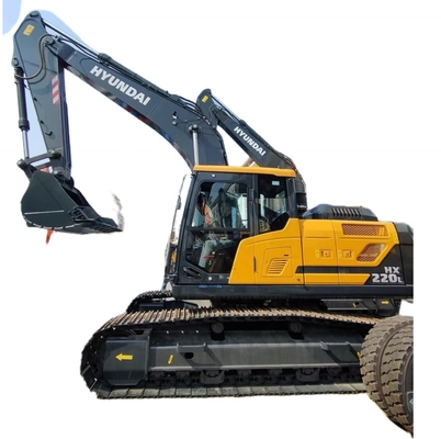 Peintura original HX220L Hyundai Excavator com EPA Motor e 1,2M3 Capacidade de Balde