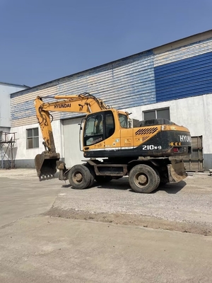 0-2000 Horas de Trabalho Excavadora Hyundai 210W-9 usada com motor EPA e tinta original